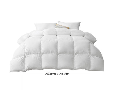 Goose Down Feather Quilt 800GSM - Winter - King | Factory To Home