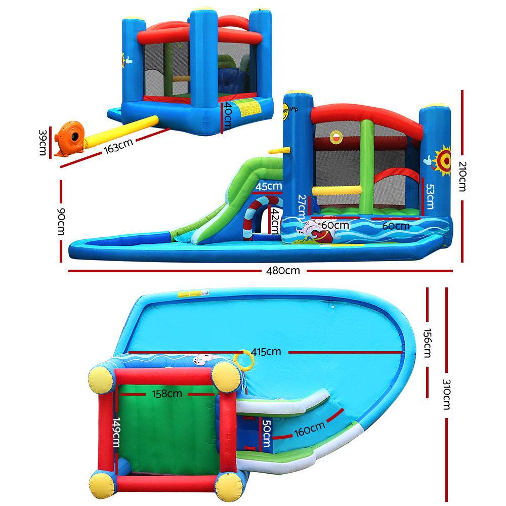 Happy Hop Inflatable Water Jumping Castle